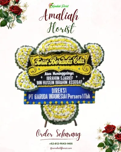 Papan Bunga Duka di Berohol