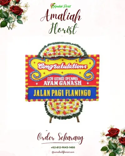 Bunga Papan Congratulation di Berohol